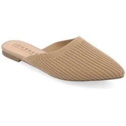 Journee Collection Womens Aniee Slip On Almond Toe Mule Flats -Minnetonka Shoes Shop GUEST d75363e4 8f51 4a54 a1f9 232849e1c2b8