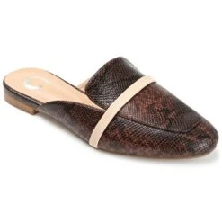 Journee Collection Womens Reneye Slip On Almond Toe Mules Flats -Minnetonka Shoes Shop GUEST d7c3638a 0664 42df ba23 bfbc98db4979