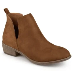 Journee Collection Womens Rimi Pull On Stacked Heel Booties -Minnetonka Shoes Shop GUEST d7f0a2be 4c2e 4cd5 baff 235ec0cfa778