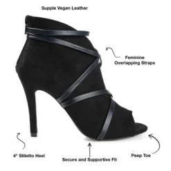 Journee Collection Womens Samara Back Heel Zip Peep Toe Stiletto Booties 21 Journee Collection Womens Samara Back Heel Zip Peep Toe Stiletto Booties -Minnetonka Shoes Shop GUEST d8b0e2ec 20cc 4c24 973d 9c99f49de215