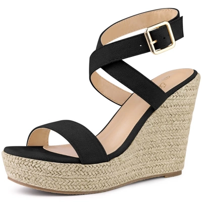 Perphy Slingback Crisscross Espadrille Wedge Heel Sandals For Women 5 Perphy Slingback Crisscross Espadrille Wedge Heel Sandals For Women - Image 5