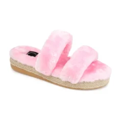Journee Collection Women's Faux Fur Relaxx Slipper -Minnetonka Shoes Shop GUEST ddc5697b 8891 43ea ba64 fd148104d7fb