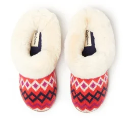 Dearfoams Women's Hannah Festive Knit Clog Slipper -Minnetonka Shoes Shop GUEST e0032362 037b 4788 9726 3831665d07f4