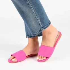 Journee Collection Womens Kolinna Tru Comfort Foam Slip On Slide Flat Sandals -Minnetonka Shoes Shop GUEST e095e11a 89ba 4eb3 bdca eb1e098ea680