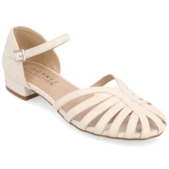 Journee Collection Womens Joannah Mary Jane Block Heel Round Toe Flats -Minnetonka Shoes Shop GUEST e3b40f15 9515 4e57 b690 250225680312