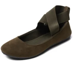 Alpine Swiss Peony Womens Ballet Flats Elastic Ankle Strap Shoes Slip On Loafers -Minnetonka Shoes Shop GUEST e3df25f0 ca93 4260 9b46 ac3df9b581a5