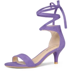 Allegra K Women's Kitten Heel Lace Up Sandals -Minnetonka Shoes Shop GUEST e566182f a233 4809 bd73 f511b957f984