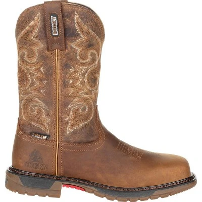 Rocky Boots Rocky Original Ride FLX Women's Brown Composite Toe Waterproof Western Boot 6 Rocky Boots Rocky Original Ride FLX Women's Brown Composite Toe Waterproof Western Boot - Image 6
