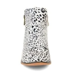 Journee Collection Womens Rebel Outside Zip Stacked Heel Booties -Minnetonka Shoes Shop GUEST e7490529 580e 4d21 9ea2 3d58fa641eaf