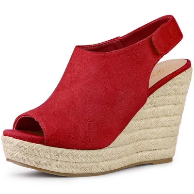 Perphy Platform Heels Espadrille Wedges Sandals For Women 7 Perphy Platform Heels Espadrille Wedges Sandals For Women - Image 7