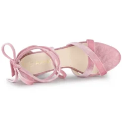 Allegra K Women's Velvet Lace Up Clear Heels Block Heel Sandals 13 Allegra K Women's Velvet Lace Up Clear Heels Block Heel Sandals -Minnetonka Shoes Shop GUEST ead24f01 faa2 4109 85ad 669def3991fe