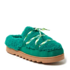 Dearfoams Women's Giselle Lace Up Teddy Clog Slipper -Minnetonka Shoes Shop GUEST ec0dbc6c 6477 4490 8ed4 b6a4778a0ed3