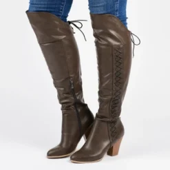 Journee Collection Womens Spritz-p Wide Calf Stacked Heel Over The Knee Boots -Minnetonka Shoes Shop GUEST ede41eab 2079 4673 8fed 4f0e10c416d3