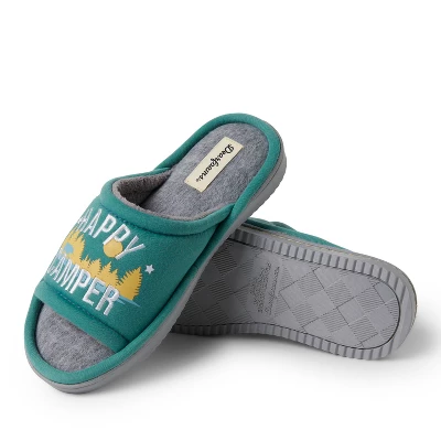 Dearfoams Women’s Lennox Sweatshirt Camp Slide Slipper 1 Dearfoams Women’s Lennox Sweatshirt Camp Slide Slipper