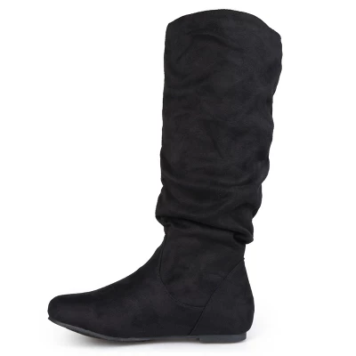 Journee Collection Womens Rebecca-02 Round Toe Riding Boots 1 Journee Collection Womens Rebecca-02 Round Toe Riding Boots