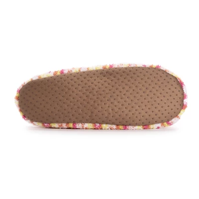MUK LUKS Women's Terry Ballerina Slipper Sock 3 MUK LUKS Women's Terry Ballerina Slipper Sock - Image 3