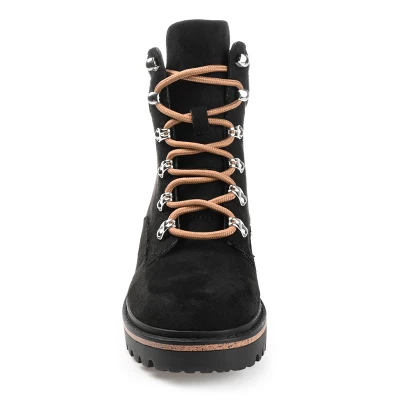 Journee Collection Womens Nyia Tru Comfort Foam Lace Up Stacked Heel Booties 5 Journee Collection Womens Nyia Tru Comfort Foam Lace Up Stacked Heel Booties - Image 5