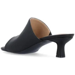 Journee Collection Womens Mercerr Slip On Open Toe Kitten Heel Pump -Minnetonka Shoes Shop GUEST f04ed972 fdc4 45a3 9e64 e35d085ff008