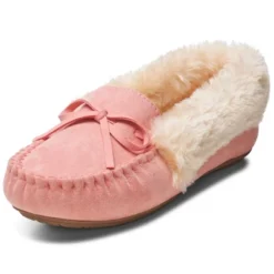 Alpine Swiss Leah Womens Shearling Moccasin Slippers Faux Fur Slip On House Shoes -Minnetonka Shoes Shop GUEST f0fc2c3f 8589 4119 862b cb5806873db6