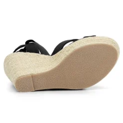 Allegra K Women's Espadrille Platform Lace Up Wedges Sandals -Minnetonka Shoes Shop GUEST f4aa2a60 a446 414b bbbd 97549747074a