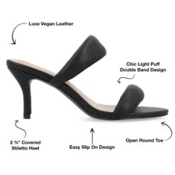 Journee Collection Womens Mellody Light Puff Strap Slip On Open Toe Pumps -Minnetonka Shoes Shop GUEST f61ac315 d26c 455c 996f 13e96aae021d