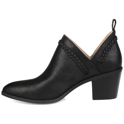 Journee Collection Womens Sophie Pull On Stacked Heel Booties 1 Journee Collection Womens Sophie Pull On Stacked Heel Booties