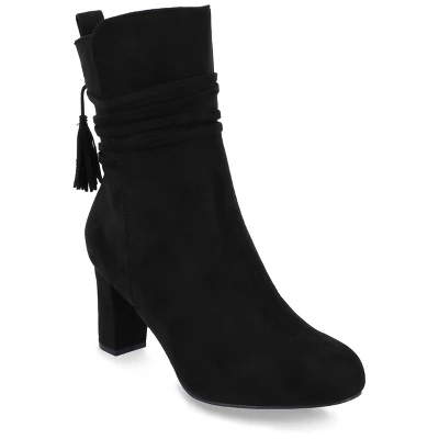 Journee Collection Womens Zuri Inside Zip Block Heel Booties 9 Journee Collection Womens Zuri Inside Zip Block Heel Booties - Image 9