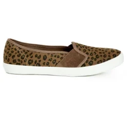 Women's WIDE FIT Leopard Skater - Animal | EVANS -Minnetonka Shoes Shop GUEST fa3fc0bd 20eb 4a87 a5c1 1351a5b33db0