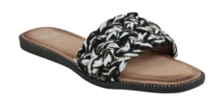 GC Shoes Arly Woven Squared Toe Slide Flat Sandals -Minnetonka Shoes Shop GUEST fab0710a 5390 4425 a82a e9a534ad395d