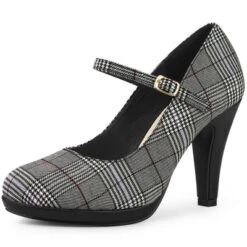 Allegra K Women's Houndstooth Platform Stiletto Heels Pumps -Minnetonka Shoes Shop GUEST fc20de77 24f0 451e 8be7 15a0216cbda1