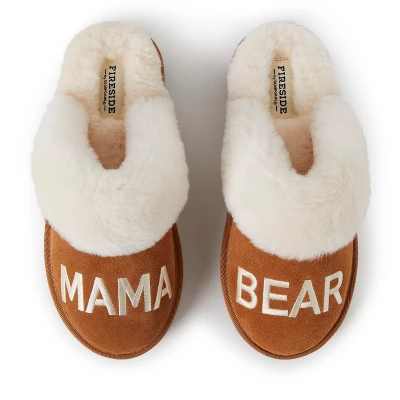 Fireside By Dearfoams Women's Mama Bear Genuine Shearling Scuff Slippers 5 Fireside By Dearfoams Women's Mama Bear Genuine Shearling Scuff Slippers - Image 5
