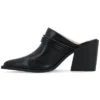 Journee Collection Womens Jinny Slip On Block Heel Mule Pump