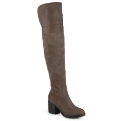 Journee Collection Womens Sana Stacked Heel Over The Knee Boots -Minnetonka Shoes Shop GUEST fd397ad6 81ba 4da7 bd57 206d5087a995